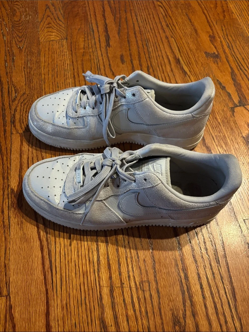Nike Air Force 1 Low — Light Grayish blue/White